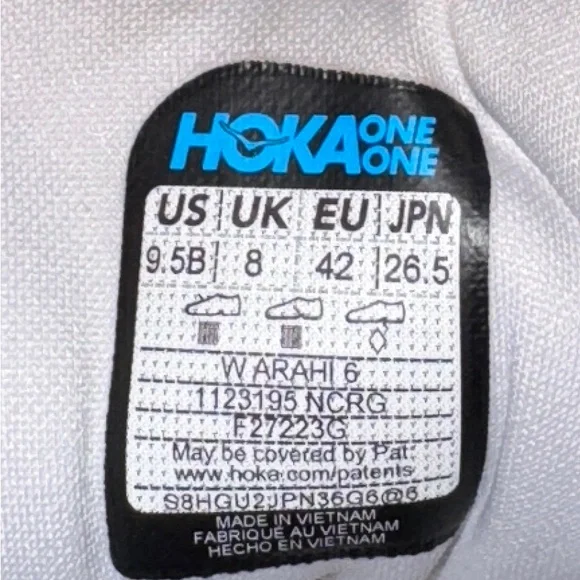 Hoka One Arahi 6 Women’s Size 9.5 B Cloud/Rose Gold– Gently Used - Picture 7 of 7